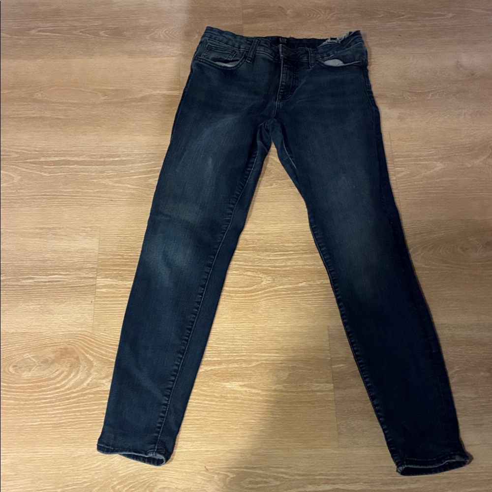 GAP Women’s Comfortable Sexy Indigo Blue Denim Skinny Jeans Size 28 Worn 1x